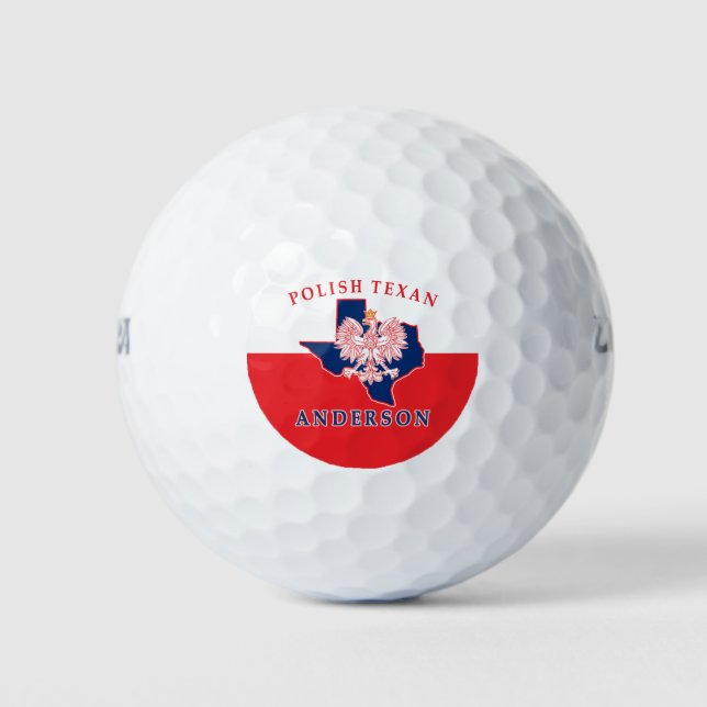 Balles De Golf Kosciusko Polonais Texan (Devant)