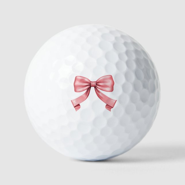 Balles De Golf La Bow rose Parfaite (Recto)