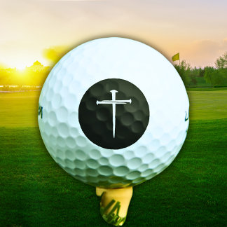 Balles De Golf La Croix Blanche des trois clous Christian