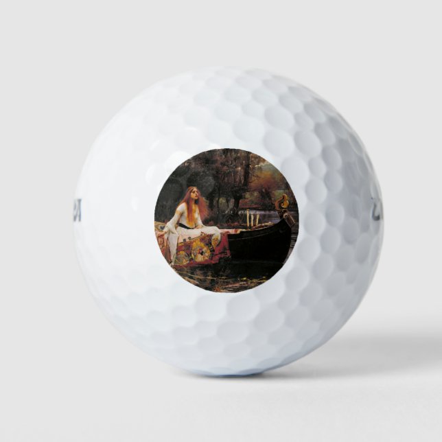 Balles De Golf La Dame de Shalott (Beauté médiévale) (Devant)