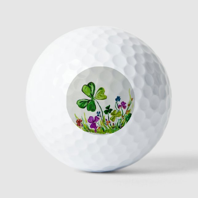 Balles De Golf La fête de la Saint-Patrick (Recto)