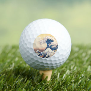 Balles De Golf La Grande Vague - L'art japonais