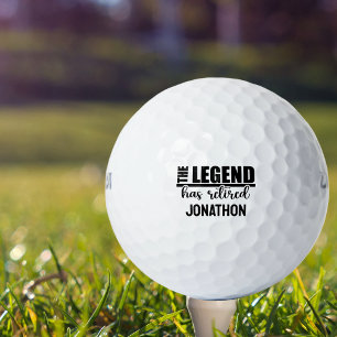 Balles De Golf La Légende a pris sa retraite Retraite