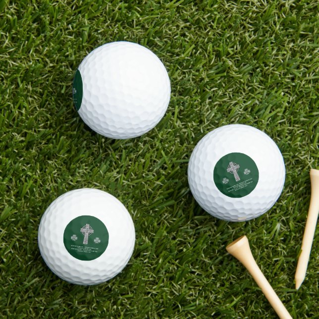 Balles De Golf La Lorica de la prière Saint Patrick (courte) (Herbe in situ)