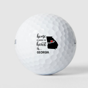 Balles De Golf La maison géorgienne est le coeur