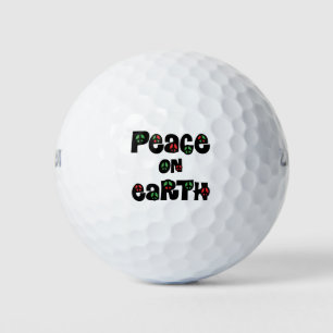 Balles De Golf La Paix sur Terre Noël