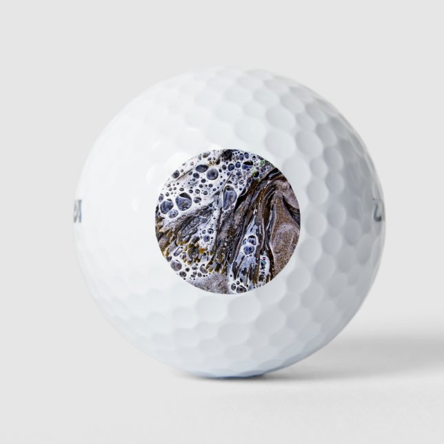 BALLES DE GOLF LA PLAGE, ALGUES, EAU ET SABLE (Devant)