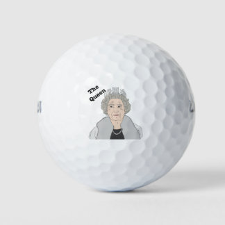 Balles De Golf La reine d'Angleterre Elizabeth II pourcentage ang