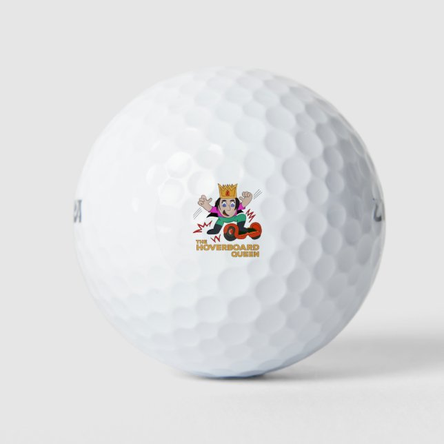 Balles De Golf La reine du Hoverboard (Devant)