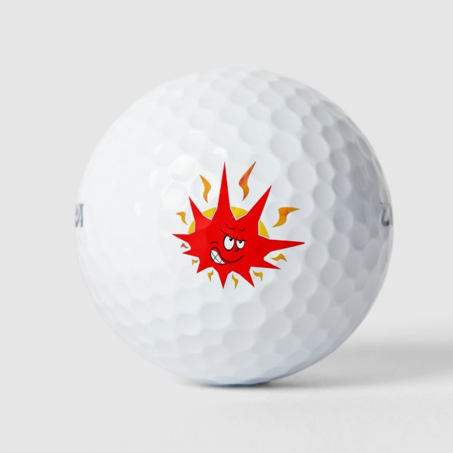 Balles De Golf La star du feu shazaam wicked (Devant)