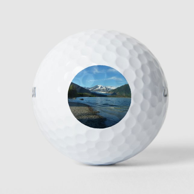 Balles De Golf Lac Mendenhall dans Juneau Paysage de l'Alaska (Devant)