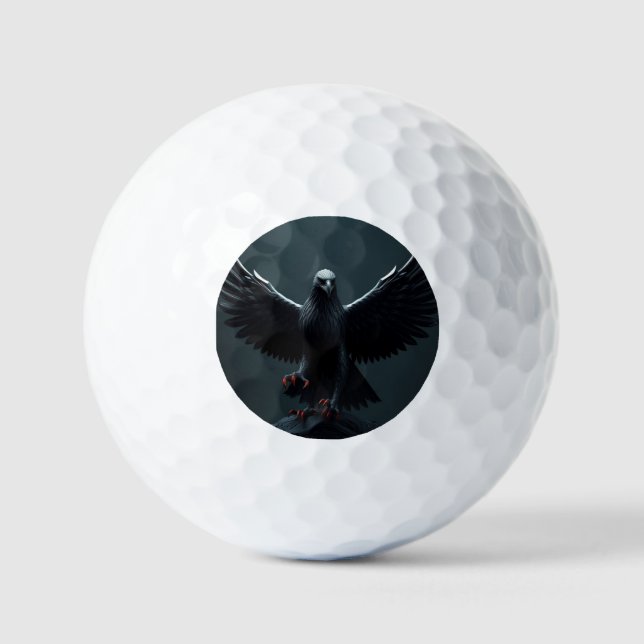 Balles De Golf "L'aigle de nuit" (Recto)
