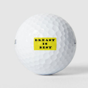 Balles De Golf L'allaitement est le meilleur