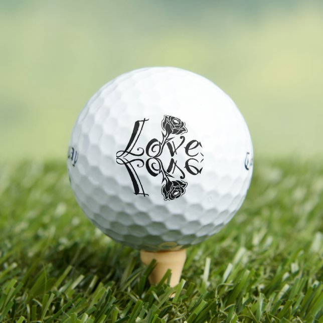 Balles De Golf L'amour en fleurs : une lettre créative (T-shirt Insitu)