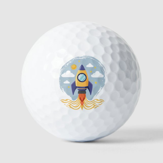 Balles De Golf Lancement de fusée (Recto)