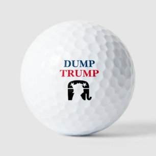 Balles De Golf L'anti-président Donald Trump