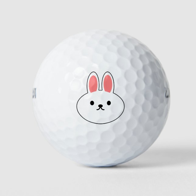 Balles De Golf Lapin de dessin animé (Devant)