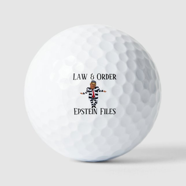 Balles De Golf Law & Order Golf Balls (Recto)