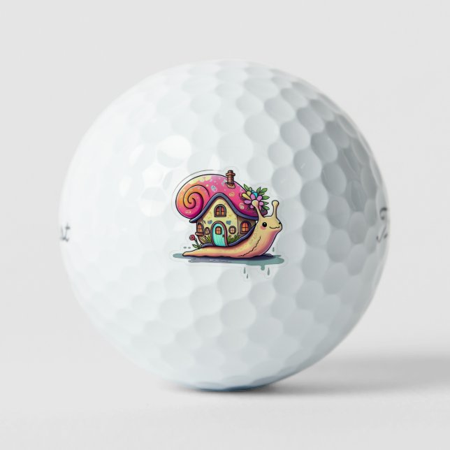 Balles De Golf "Le fardeau de l'escargot" (Recto)