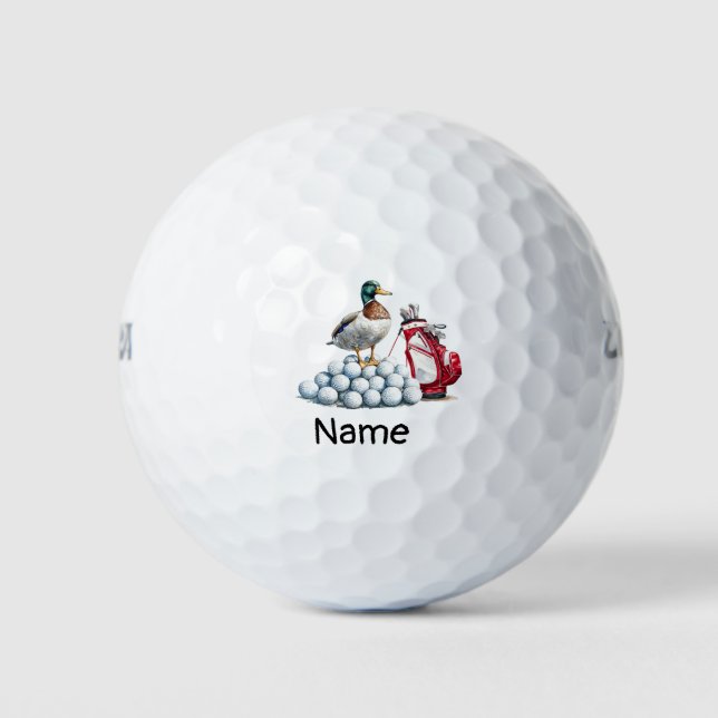 Balles De Golf Le golfeur canard joue au golf (Devant)