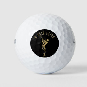 Balles De Golf Le golfeur doré