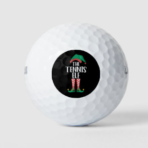Balles De Golf Le groupe de Noël de la famille appariée de l'elfe