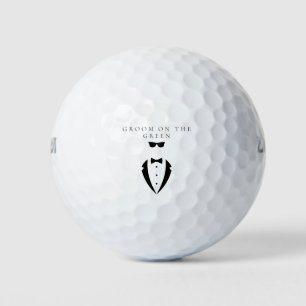 Balles De Golf 'Le Marié sur le Green' Fête de Mariage Enterremen
