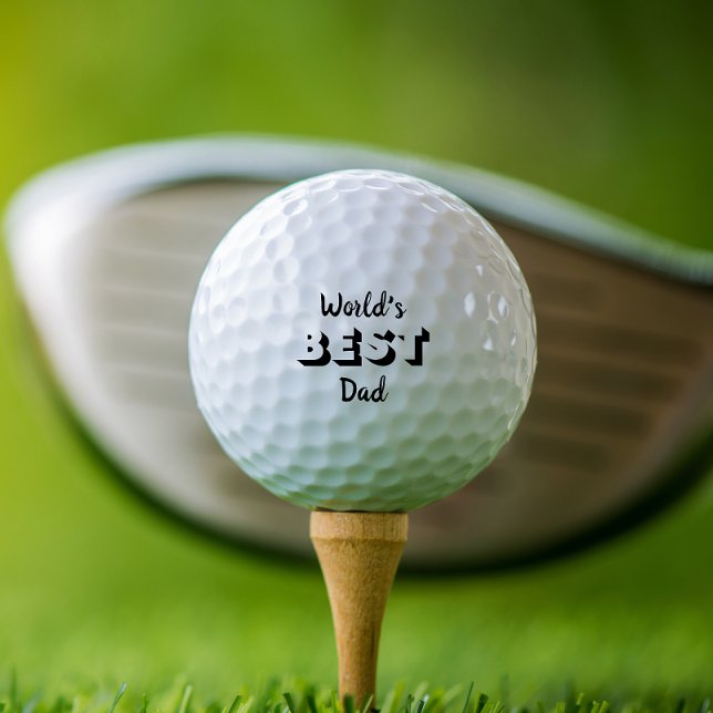 Balles De Golf Le meilleur papa du monde (Créateur téléchargé)