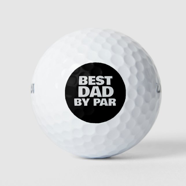 BALLES DE GOLF LE MEILLEUR PAPA PAR GOLF BALLS (Devant)