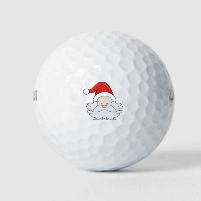 Balles De Golf Le mignon Père Noël (Devant)