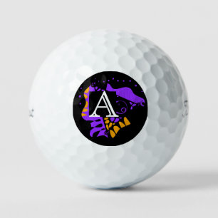 Balles De Golf Le nid d’oiseaux - Lettre initiale personnalisée A