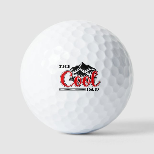 Balles De Golf Le père cool (Recto)