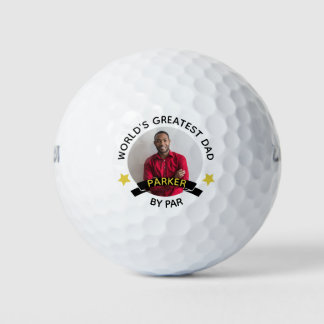 Balles De Golf Le plus grand papa du monde par par par photo pers