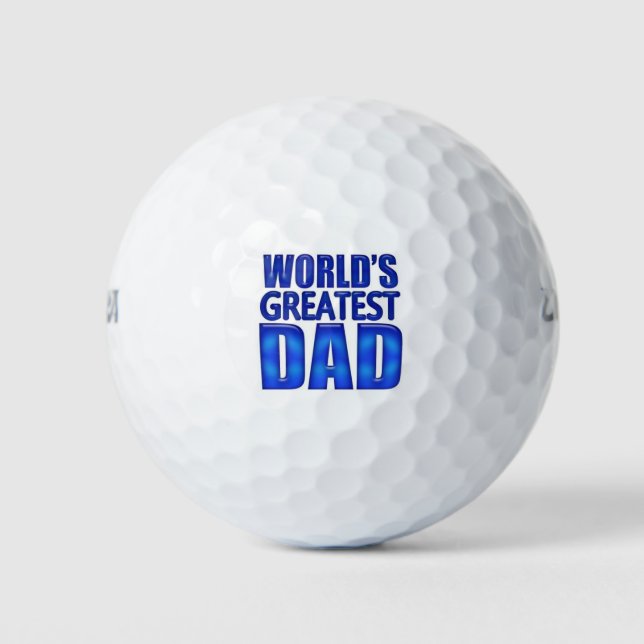 Balles De Golf le plus grand père du monde (Devant)