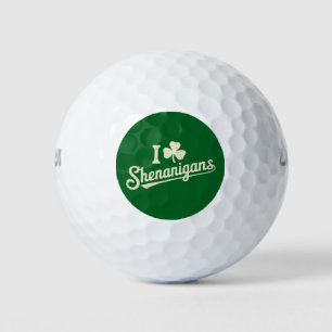 Balles De Golf Le Shamrock de Green Funny Irish Patty Saint Patri
