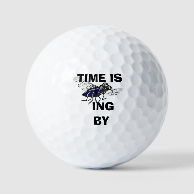 Balles De Golf LE TEMPS Passe Vite-BALLULES DE GOLF (Recto)