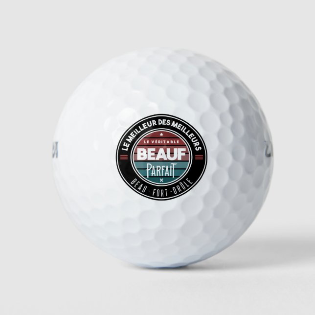 Balles De Golf Le véritable beauf parfait (Devant)