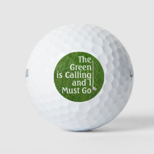 Balles De Golf Le Vert Appelle Les Balls De Golf