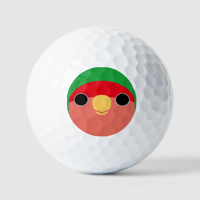 Balles De Golf Le visage d'un inséparable à face rosée normal (Recto)