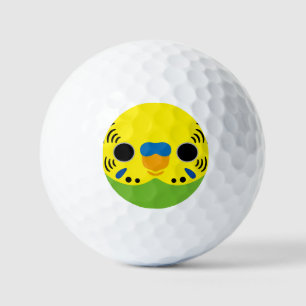 Balles De Golf Le visage d'un perruche mâle normal
