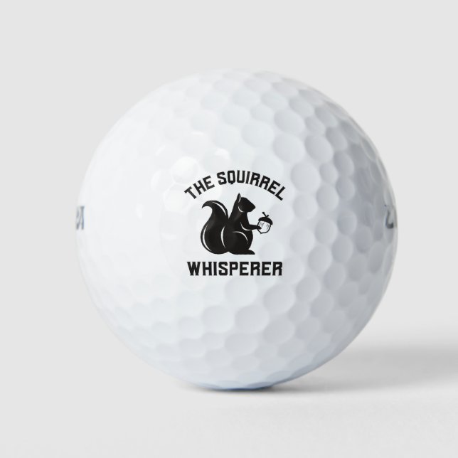 Balles De Golf Le Whisperer d'écureuil | Écureuil (Devant)