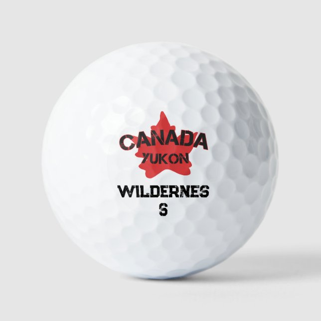 Balles De Golf Le Yukon Canadien un plaisir (Recto)