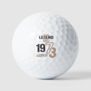 Balles De Golf Légende depuis 1973 50 anniversaire