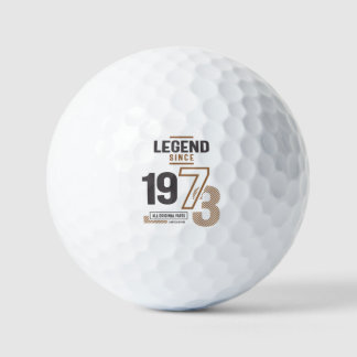 Balles De Golf Légende depuis 1973 50 anniversaire