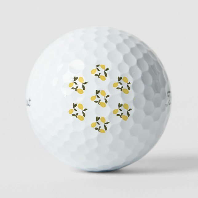 Balles De Golf Lemon (Recto)