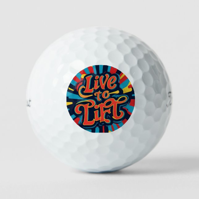 Balles De Golf "L'énergie dans chaque ascenseur" (Recto)