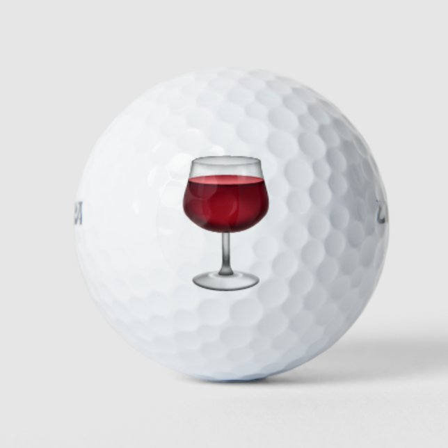 BALLES DE GOLF **L'ENTHOUSIASTE DU VIN ULTIME** (Devant)