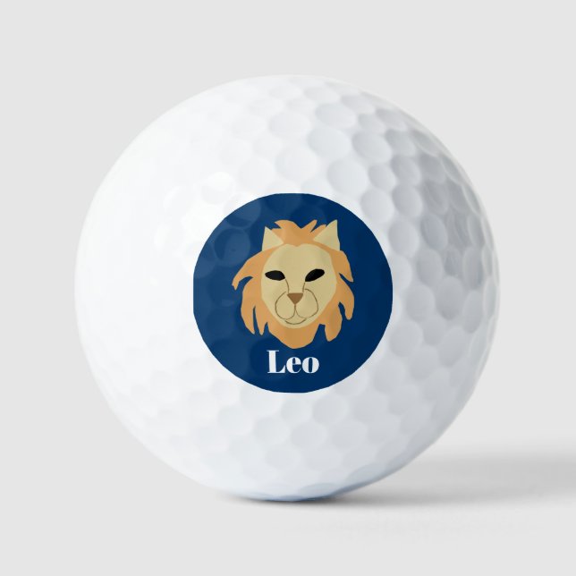 Balles De Golf Leo Lion, (Recto)