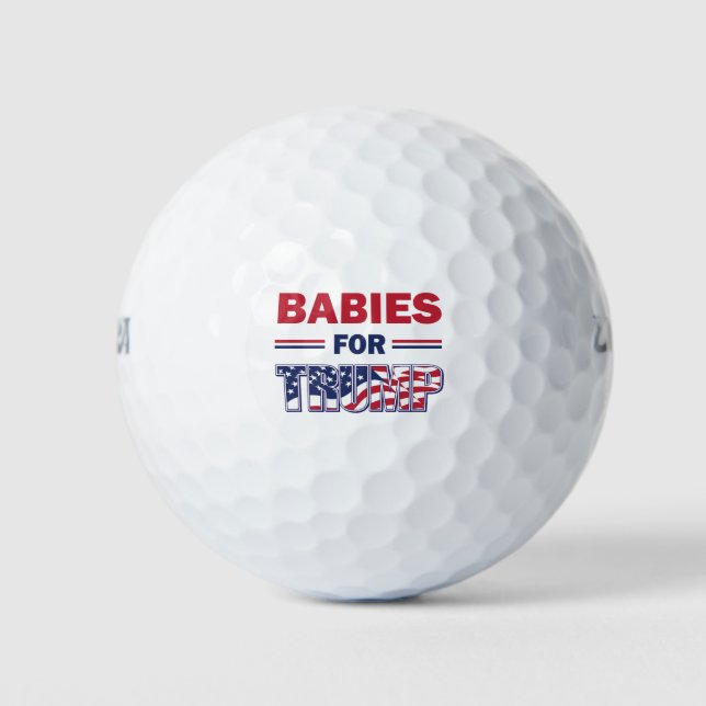 Balles De Golf Les bébés pour Trump (Devant)