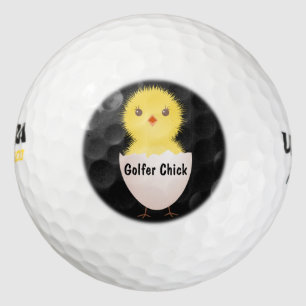 Balles De Golf Les boules de golf de poussin de golfeur